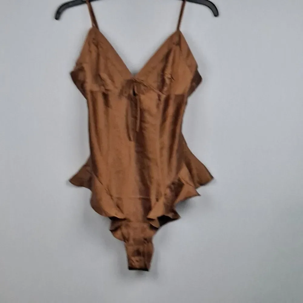 Skims ladies silk teddy NWT - Picture 1 of 12
